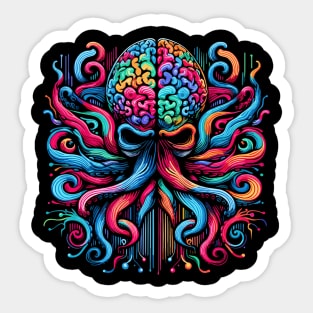 Mindful Octopus: Where Creativity Meets Cephalopod Sticker